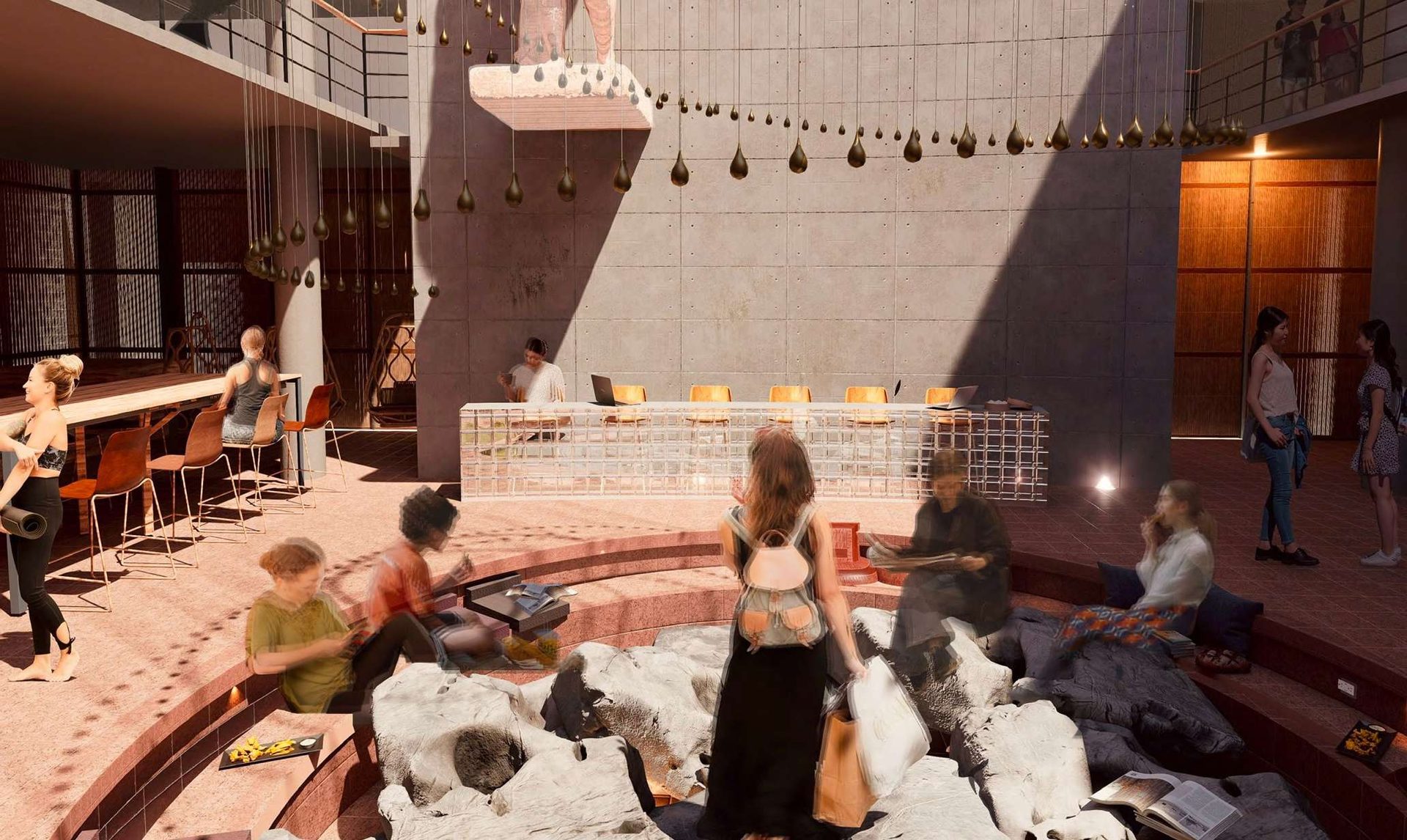 cafe FA - Render exterior