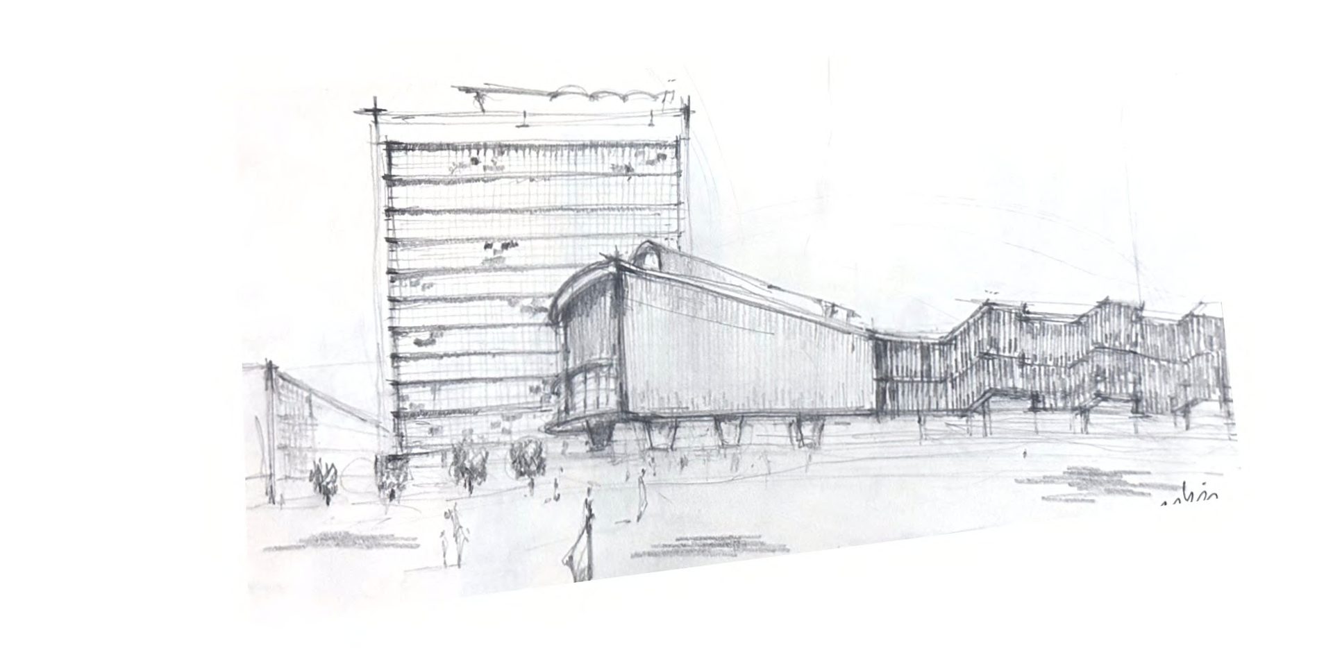 Croquis - Humanidades acuarela